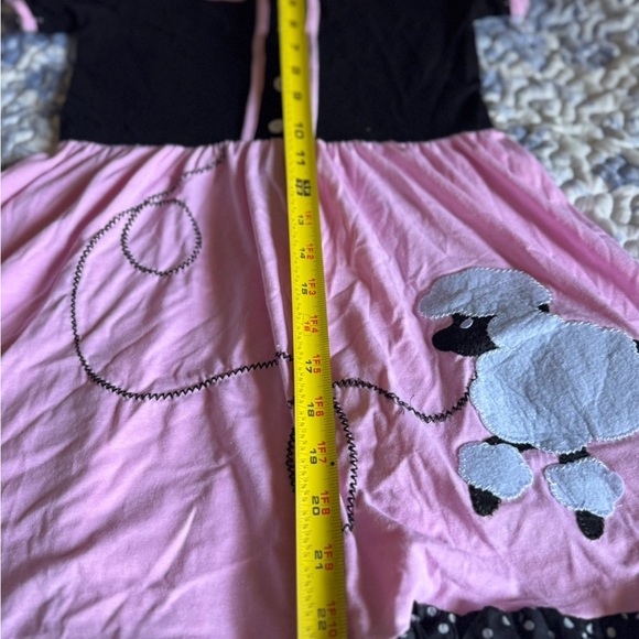 Pink and Black Poodle Skirt Costume - Picture 5 of 5